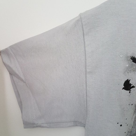 AlStyle Light Gray Graphic T-Shirt, L - NEW - Picture 3 of 7